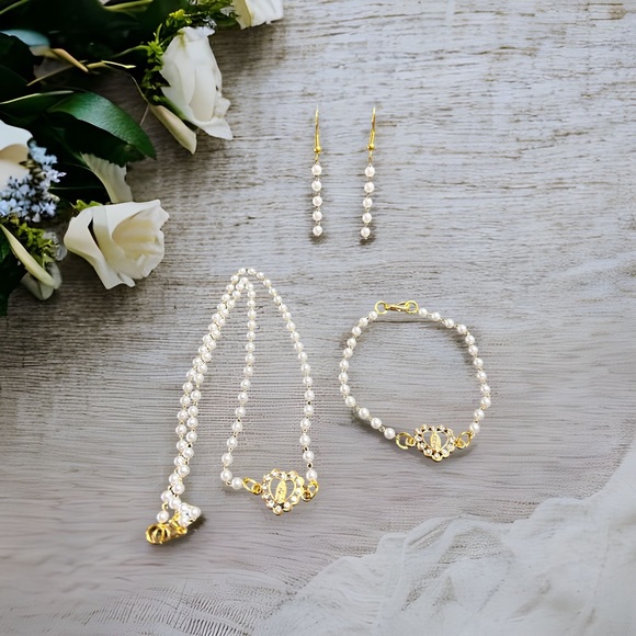 Virgen Heart Pendant set - Picture 2 of 3